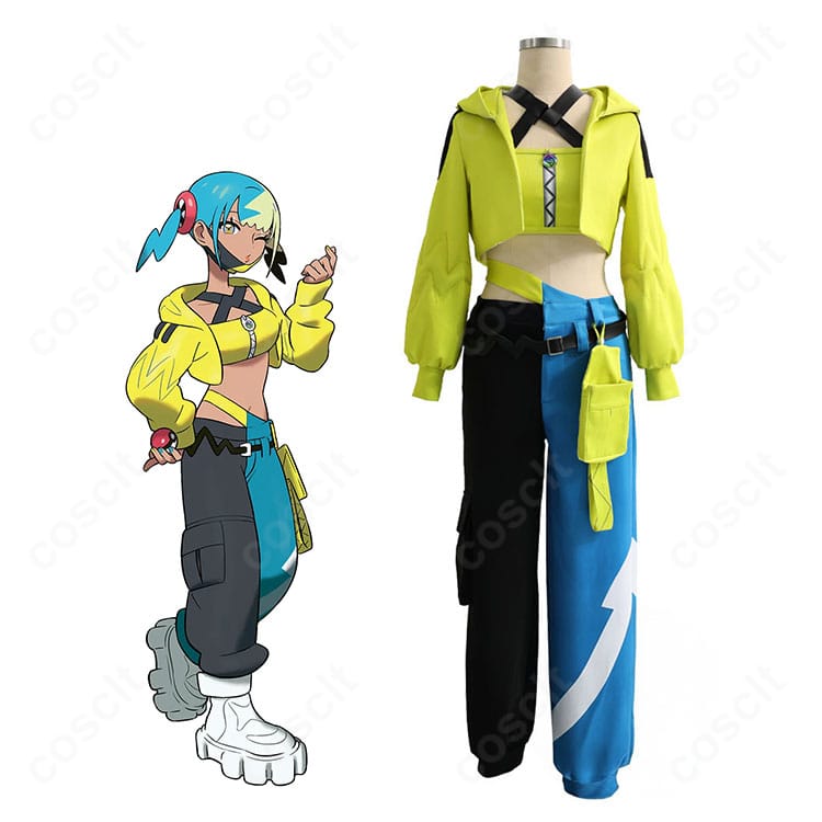 商品服装とカナリィ(Pokémon LEGENDS Z-A)キャラクター比較画像 コスプレ衣装