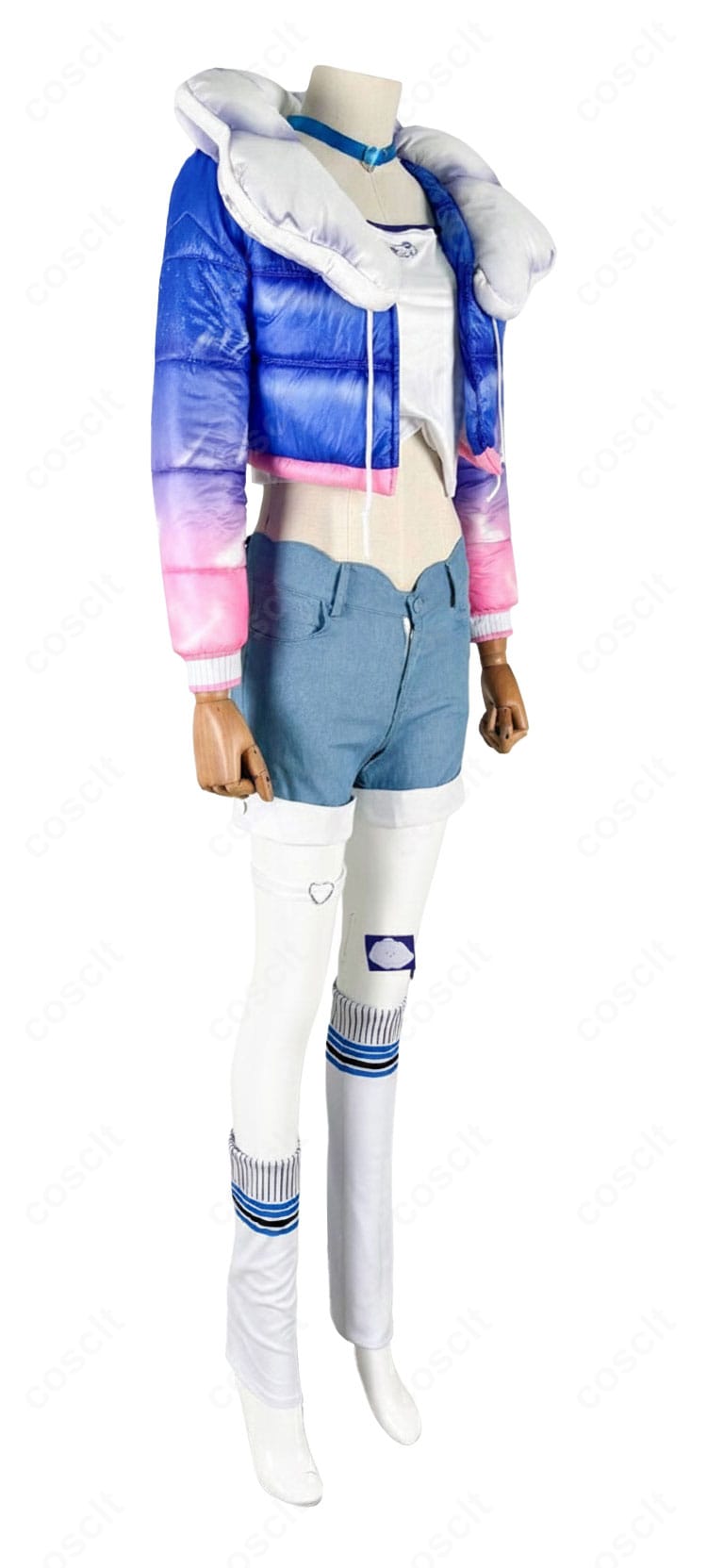 ホロライブ こぼ・かなえる 私服コスプレ衣装 右側面ショット|シルエットがよく分かる