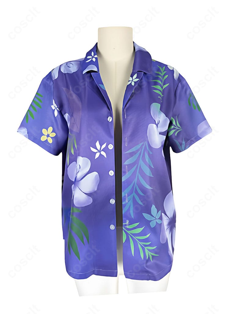 にじさんじ 剣持刀也 アロハシャツ新衣装 コスプレ衣装 正面画像|夏私服風デザインを忠実再現