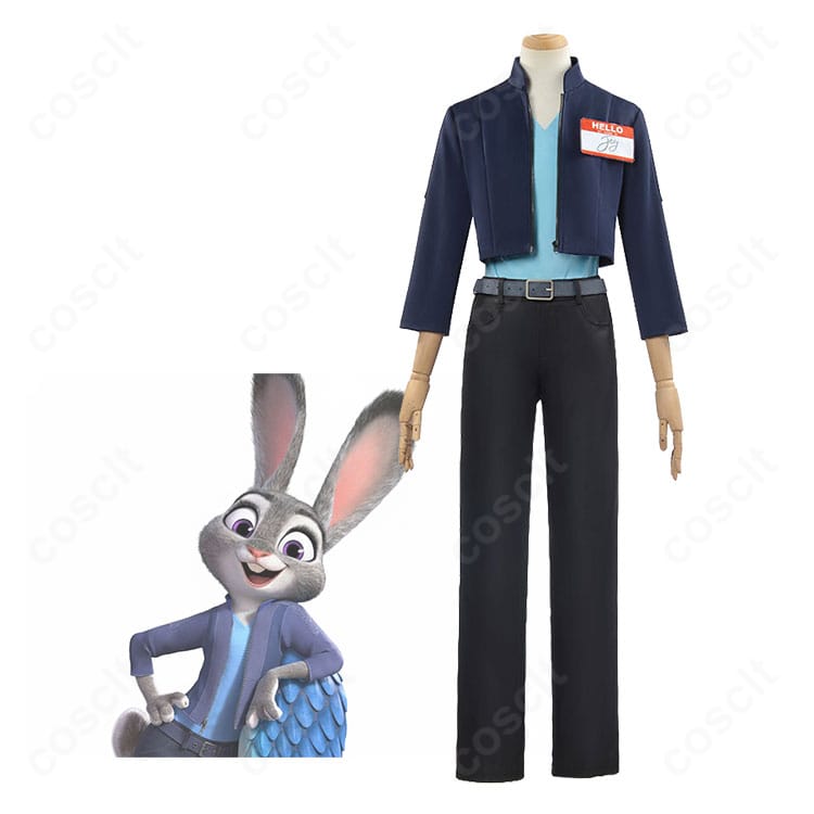 ズートピア2 ジュディ・ホップス 警官制服コスプレ｜高再現で軽量、長時間イベントも快適-1