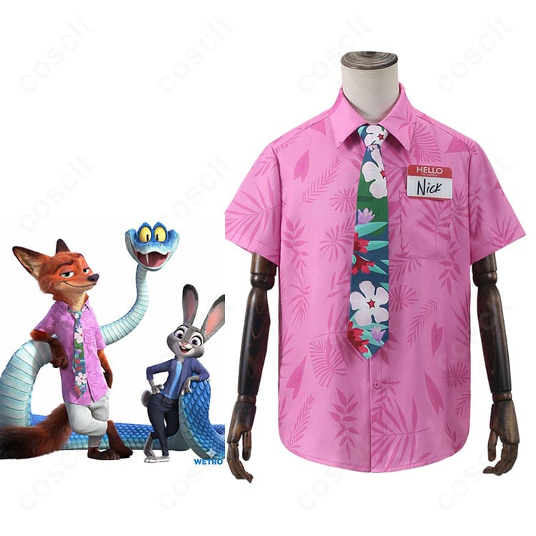 商品キャラクター「ニック・ワイルド」&警官制服コスプレ衣装 全体イメージ|ズートピア2 コスプレ