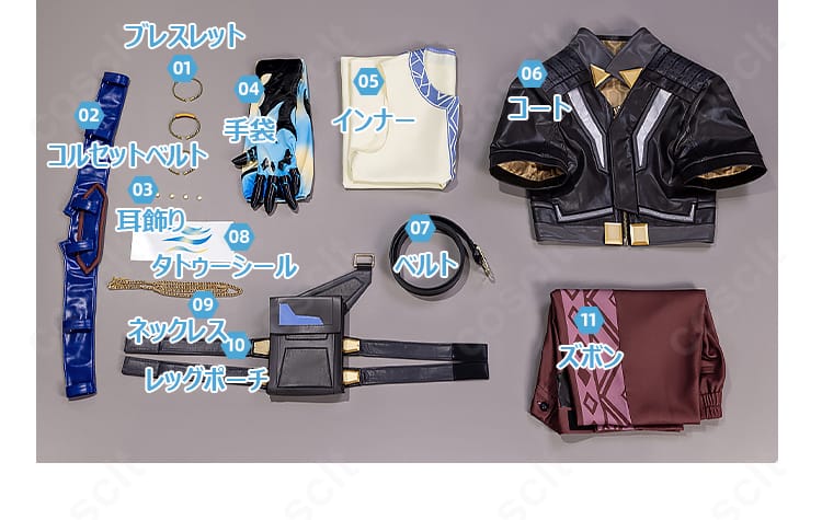 VALORANT ヴィトー 初期衣装 セット内容一式|付属品をまとめて確認