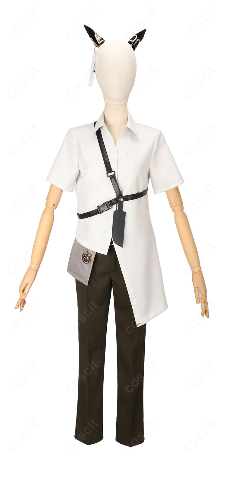 ウマ娘 ステイゴールド 勝負服 コスプレ衣装 シャツ&ズボン 正面ディテール|細かな装飾が魅力の高精度コスプレ