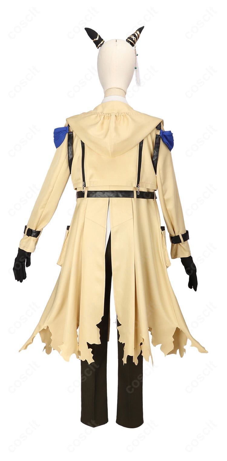 ウマ娘 ステイゴールド 勝負服 コスプレ衣装 背面画像|バックデザインも忠実再現・イベント映え抜群