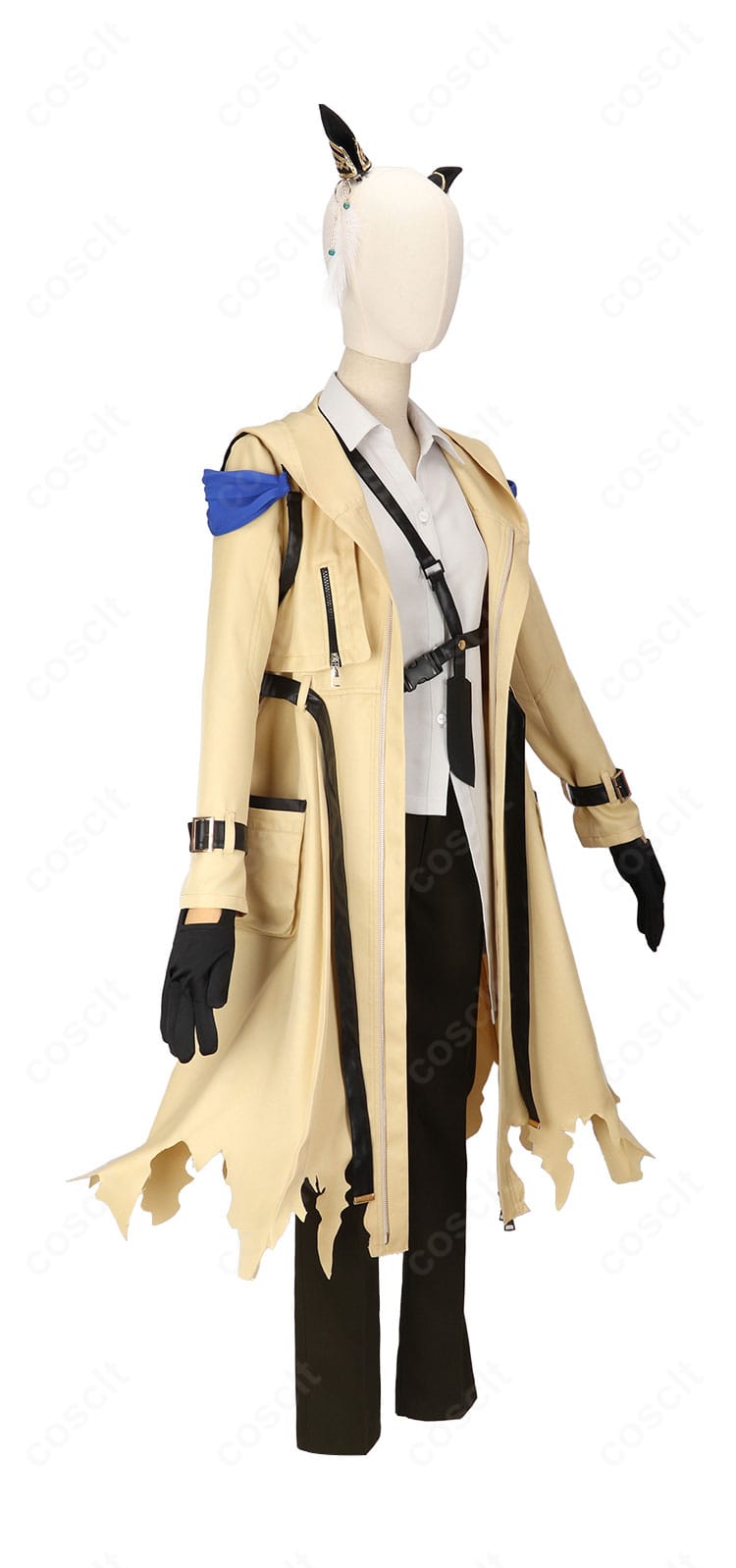 ウマ娘 ステイゴールド 勝負服 コスプレ衣装 側面画像|ラインの美しさが際立つコスプレ衣装