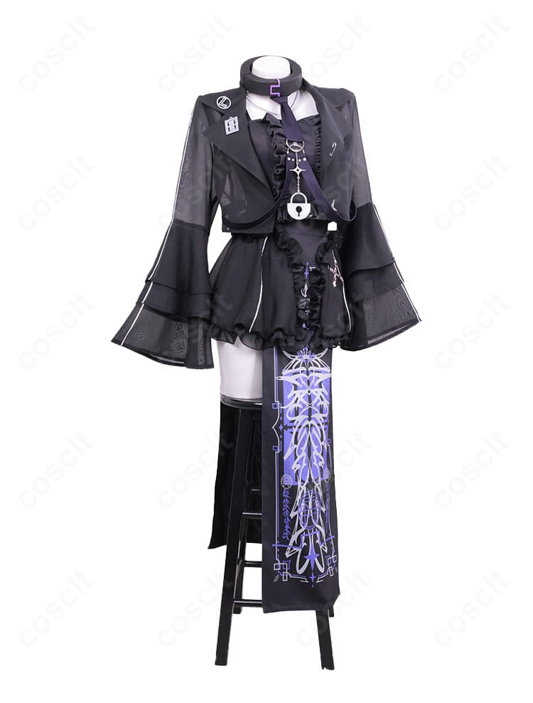 ラプラス・ダークネス コスプレ衣装 右側面図|hololive 新衣装