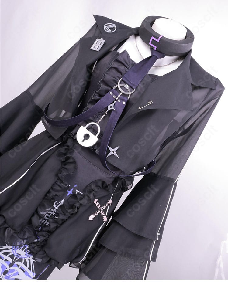 新衣装コスプレの衣襟装飾ディテール|ラプラス・ダークネス 衣装