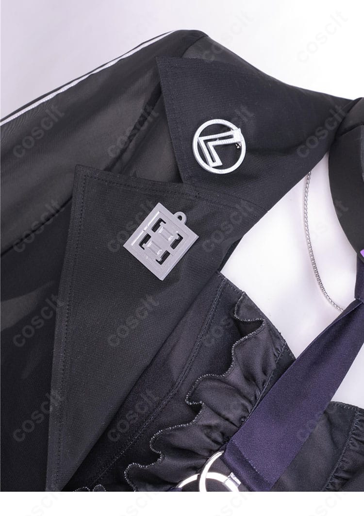 ラプラス・ダークネス 新衣装の衣領・肩装飾ディテール|hololive