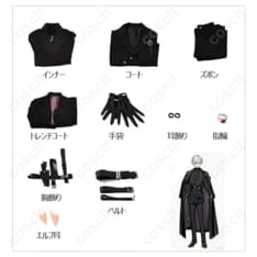 にじさんじ 葛葉 ヒットマン衣装 コスプレ｜暗殺者風スーツ・高再現度【COSCLT】 - 5枚目の画像（サムネイル）