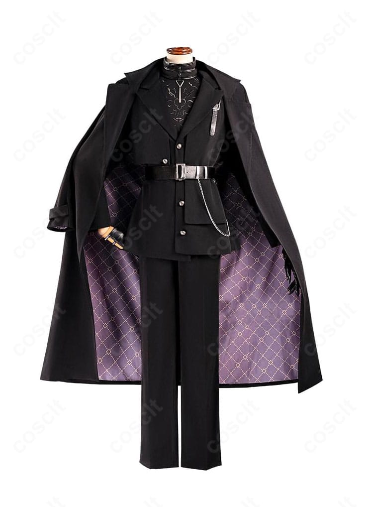 にじさんじ葛葉ヒットマン衣装 コスプレ 正面フルセット画像