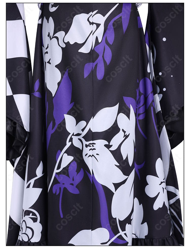 スカートの模様デザインと装飾アップ|魔法少女ノ魔女裁判 コスプレ衣装