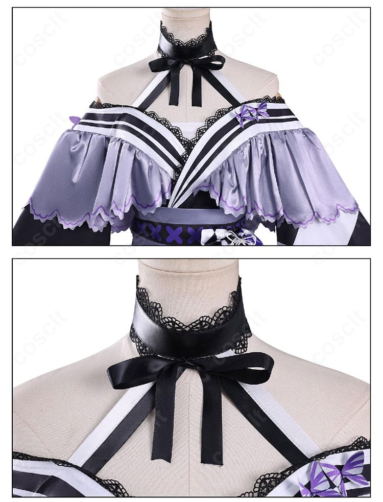 衣装の襟元&ネックライン装飾ディテール|宝生マーゴ コスプレ