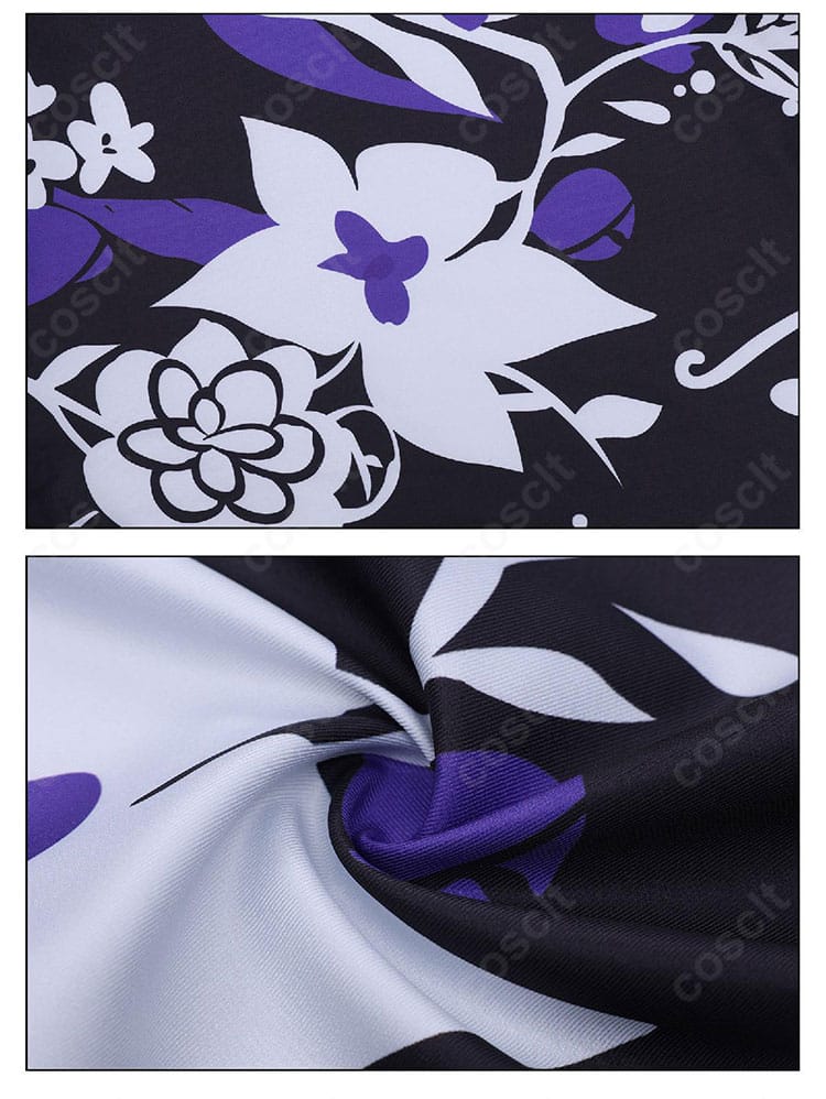 布地の質感&装飾モチーフ細部|宝生マーゴ 衣装テクスチャ