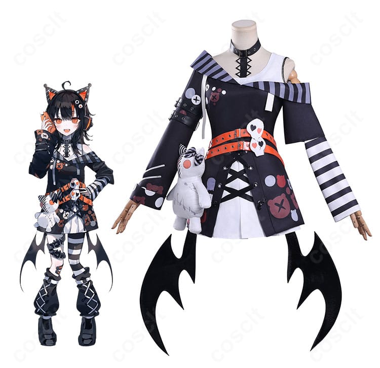 商品角色人物と沢渡ココ通常衣装のコスプレセット紹介画像