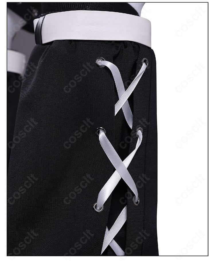 沢渡ココ コスプレ ズボン側面の細紐装飾ディテール|動きやすい仕様