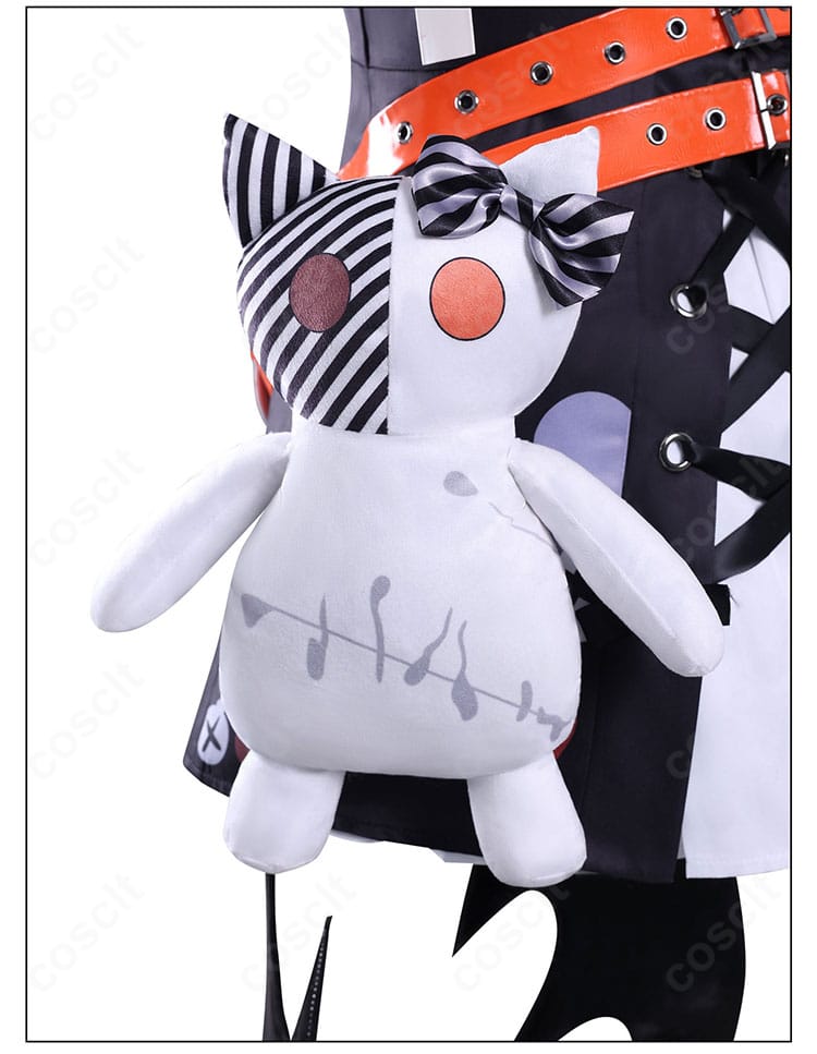 沢渡ココ コスプレ 腰のぬいぐるみ装飾ディテール|特徴的なアクセント