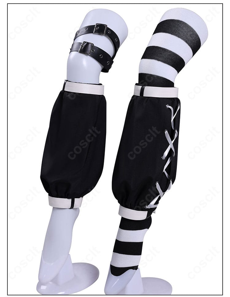 沢渡ココ コスプレ 脚部ソックスデザイン細部|統一感のあるカラー