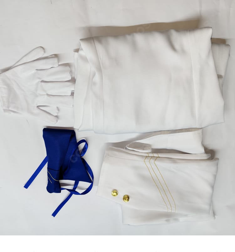 岩櫃アユム コスプレ衣装 セット内容画像|コート・ワンピース・手袋・ネクタイをまとめて紹介