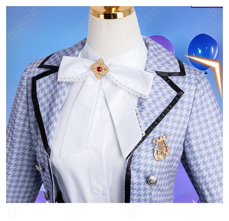 気ままな旅 コスプレ衣装 衣襟とリボン装飾の細部|恋と深空 MC