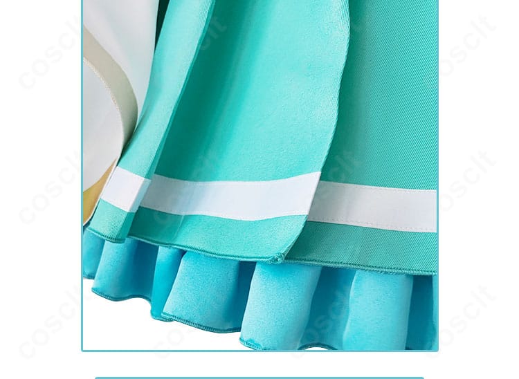 初音ミク 開かれた窓のセカイ スカート裾装飾ディテール|ふんわり広がるシルエット