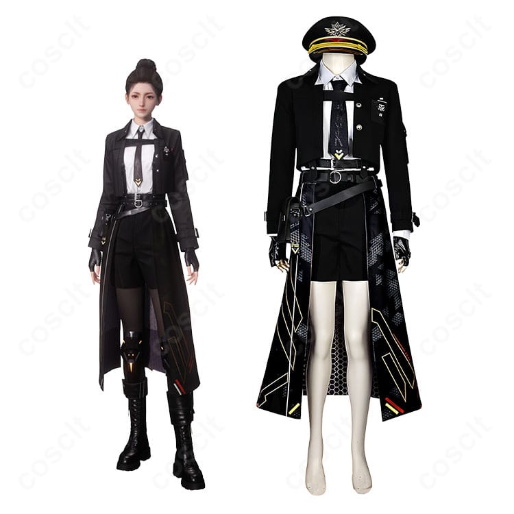 恋と深空 主人公(プレイヤー)夜を切り裂く影 コスプレ衣装 キャラビジュアルと衣装イメージ