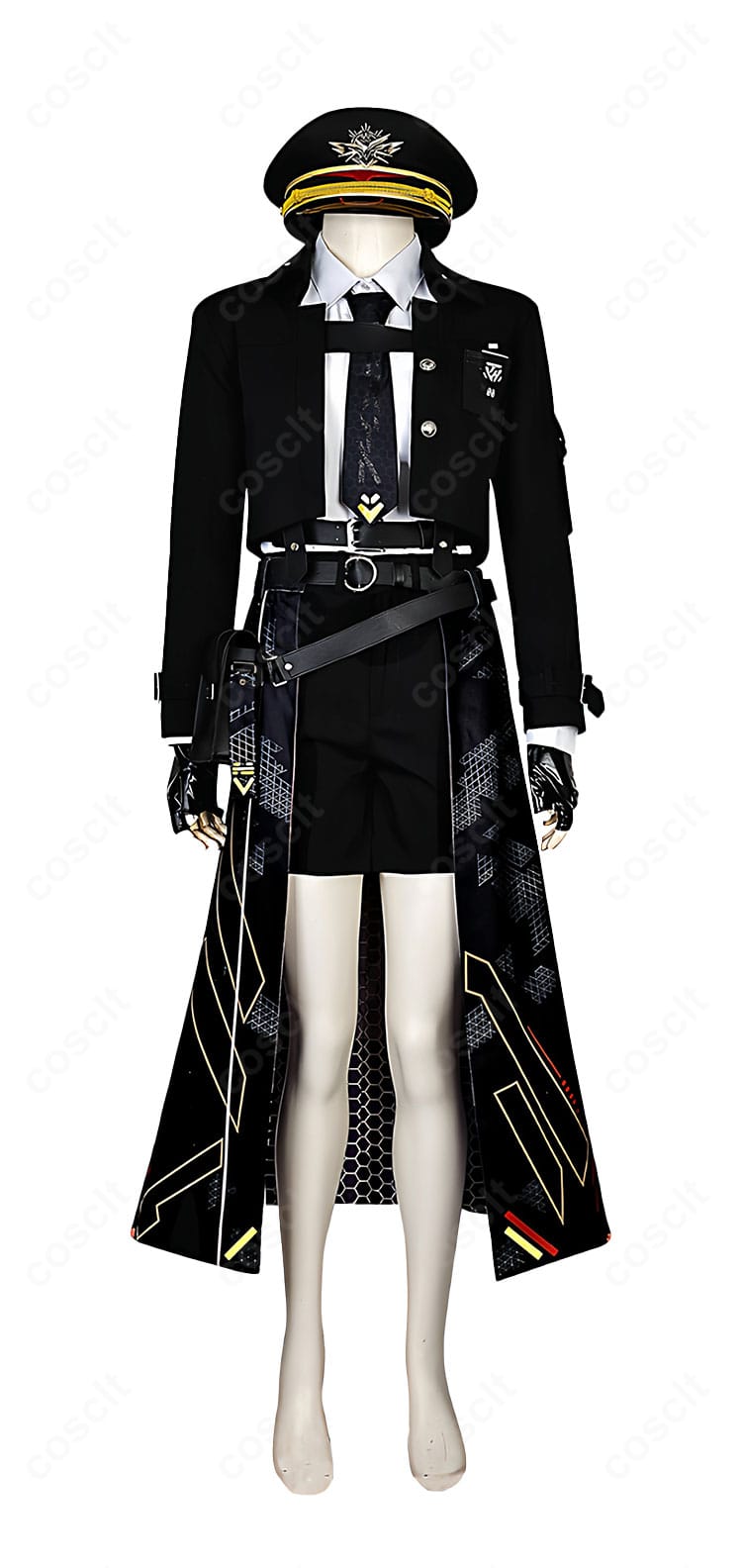 恋と深空 主人公 夜を切り裂く影 コスプレ衣装 正面デザイン画像|高再現仕様