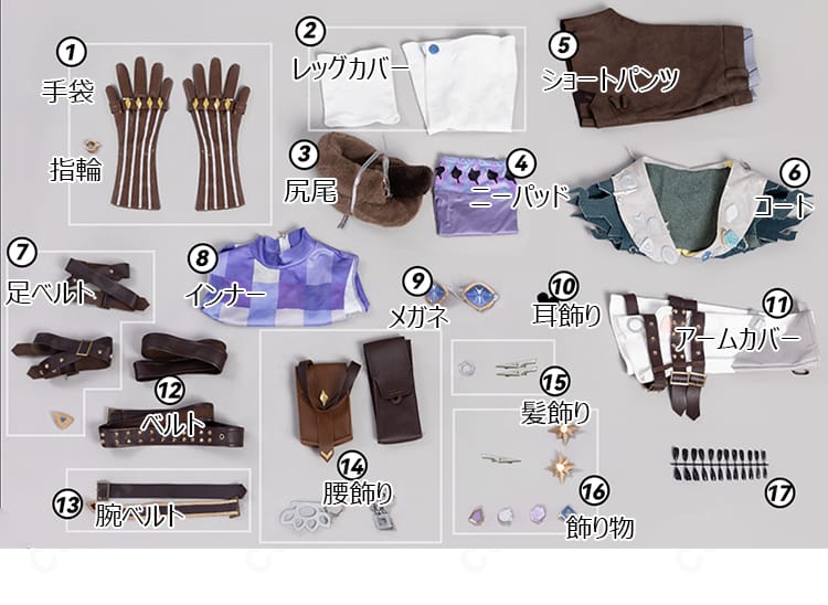 IdentityV 第五人格 幻灯師「此岸の宴へ」 外套側面レース紐装飾細部|デザインの再現度確認