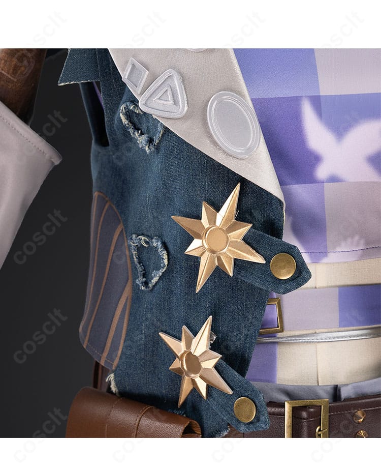 IdentityV 第五人格 幻灯師 アマンダ「此岸の宴へ」コスプレ衣装 背面全身画像|後ろ姿の造形と装飾再現