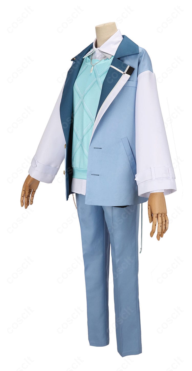 にじさんじ 城瀬いすみ デフォルト衣装 コスプレ服の左側面デザイン画像|スタイルが分かりやすい角度