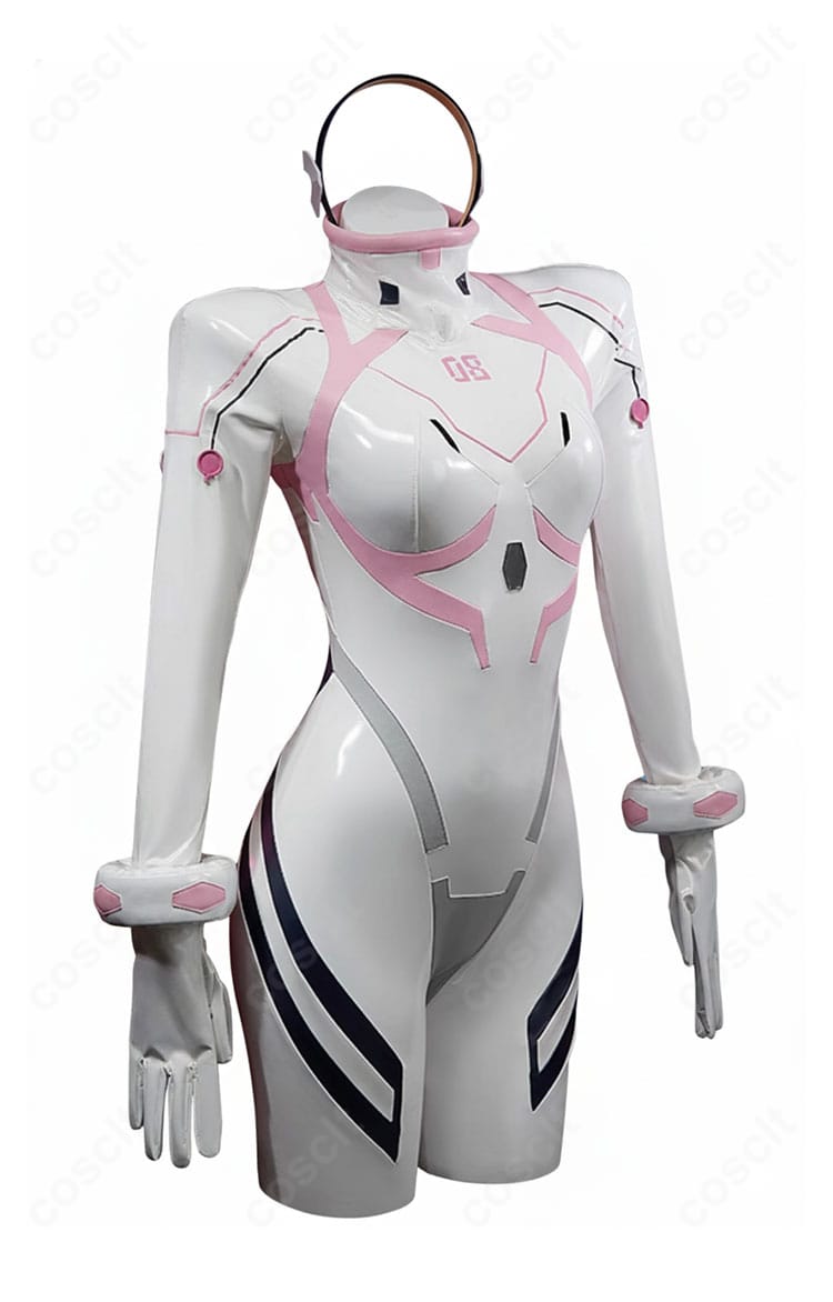 真希波マリ プラグスーツ コスプレ衣装 側面画像|ラインの立体感が分かる写真