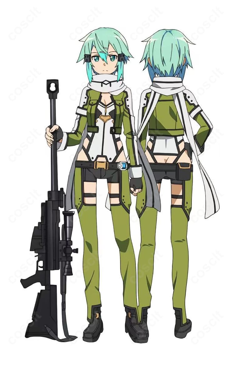 シノン(朝田詩乃)GGOスナイパー衣装のキャラクター人物イメージ|SAO コスプレ衣装・高再現モデルをチェック!