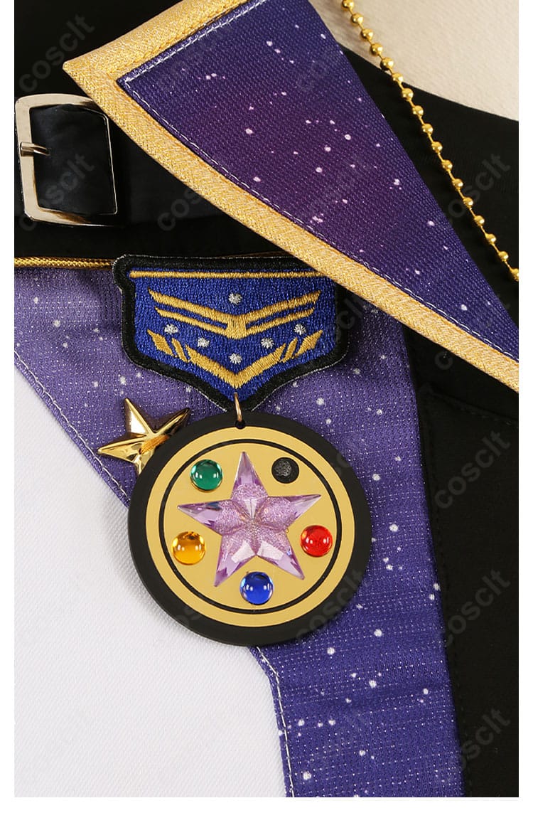 流星隊パワーアップ衣装 衣領＆胸飾りアップ写真｜高再現コスプレ
