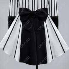 黒執事 シエル・ファントムハイヴ コスプレ衣装｜モノクロのキスVer. 黒白ストライプ礼装 - 3枚目の画像（サムネイル）