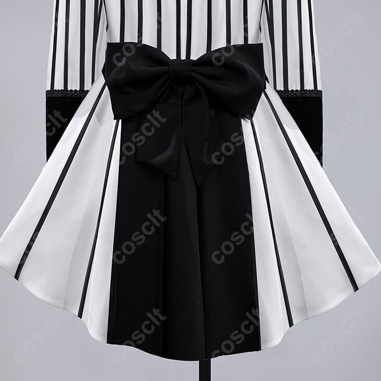 黒執事 シエル・ファントムハイヴ コスプレ衣装｜モノクロのキスVer. 黒白ストライプ礼装 - 3枚目の画像