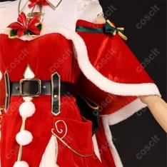 Re:ゼロ エミリア クリスマス記念 コスプレ衣装｜清楚で可憐な冬限定デザイン - 4枚目の画像（サムネイル）