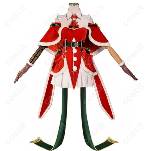 Re:ゼロ エミリア クリスマス記念 コスプレ衣装｜清楚で可憐な冬限定デザイン