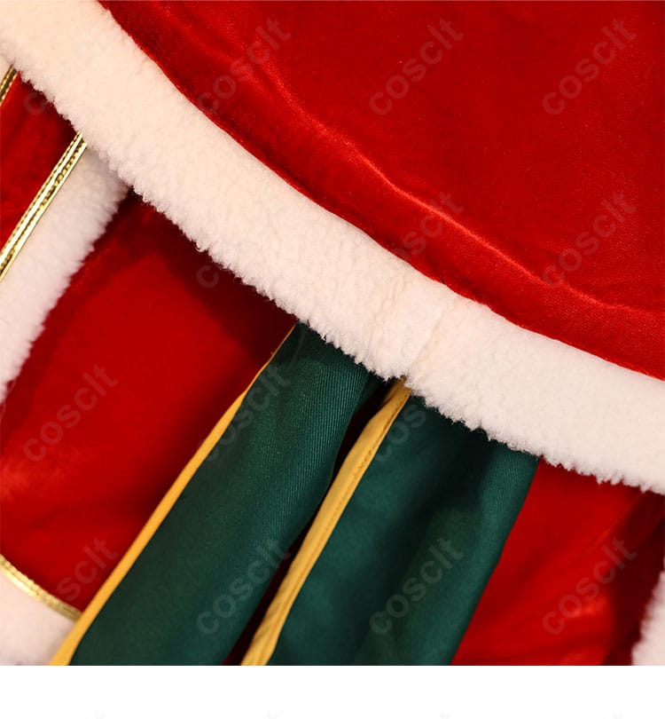 エミリア クリスマス記念 コスプレ衣装 背面デザイン装飾パーツ詳細画像