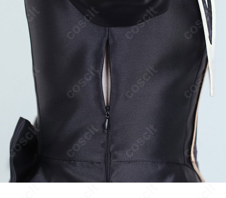 ポケマスEX タロ 25シーズン コスプレ衣装 サイドウエストのファスナー細部写真