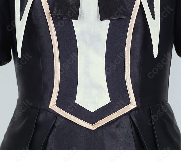 ポケマスEX タロ 25シーズン コスプレ衣装 腰周りの装飾デザイン細部|立体的なリボン