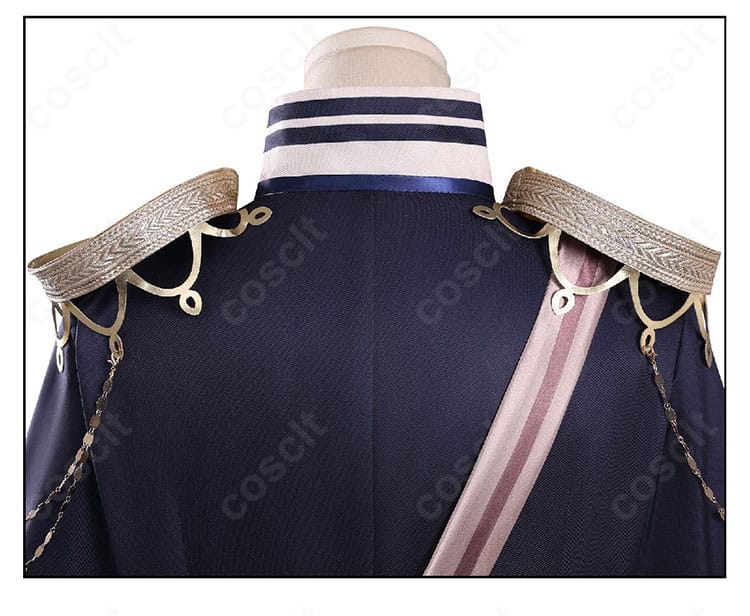 蓮見レイア コスプレ衣装 背面装飾ディテール|装飾チェーンと飾りパーツ再現