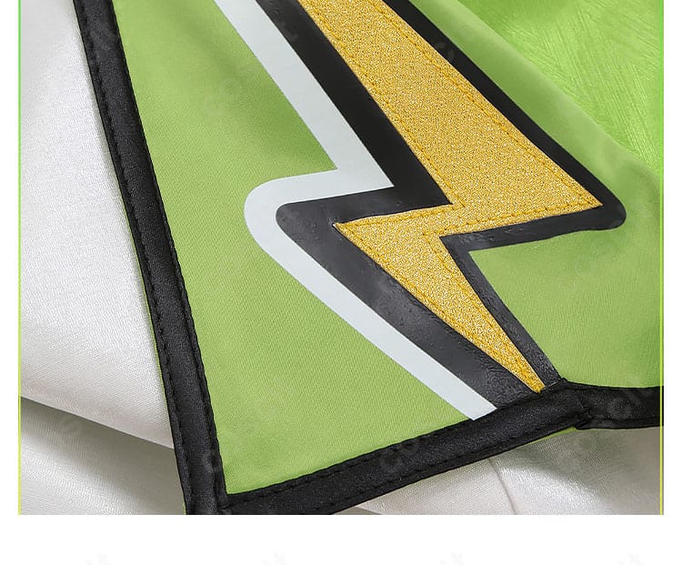 Switch衣装の襟の柄アップ。Switchらしい配色と模様の再現度を確認