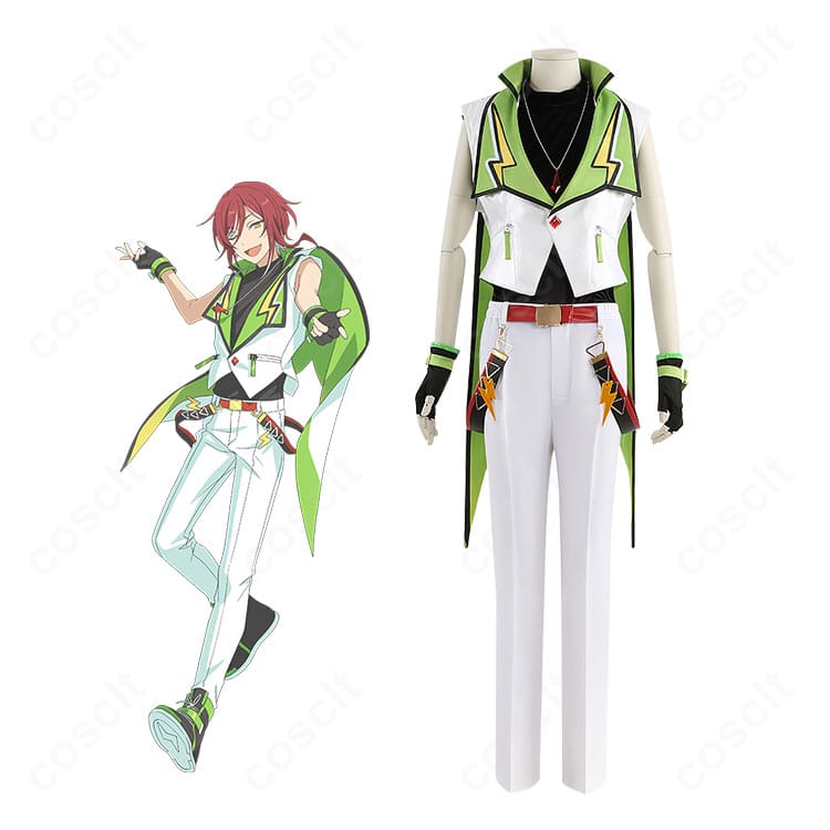 Switchの3人（逆先夏目・春川宙・青葉つむぎ）をイメージしたユニット衣装の全体像｜あんさんぶるスターズ コスプレ