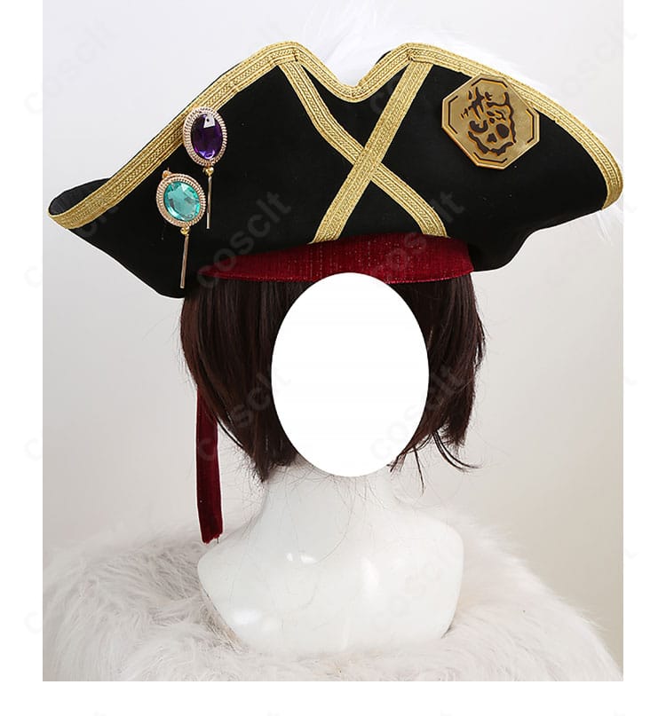 羽風薫 Velvet Ship衣装 帽子アクセサリー 正面ディテール