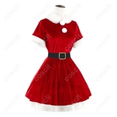 新世紀エヴァンゲリオン 綾波レイ クリスマス衣装 サンタ風コスプレ｜高品質・送料無料【COSCLT】 - 2枚目の画像（サムネイル）