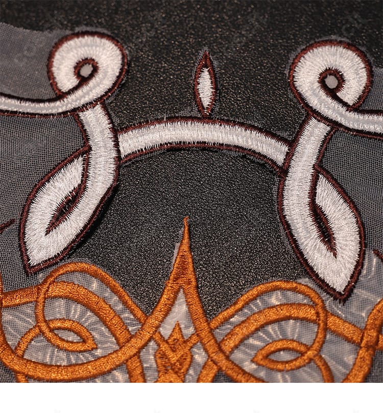 アスモダイ空の執政 领口模様の細部アップ|原神 cosplay