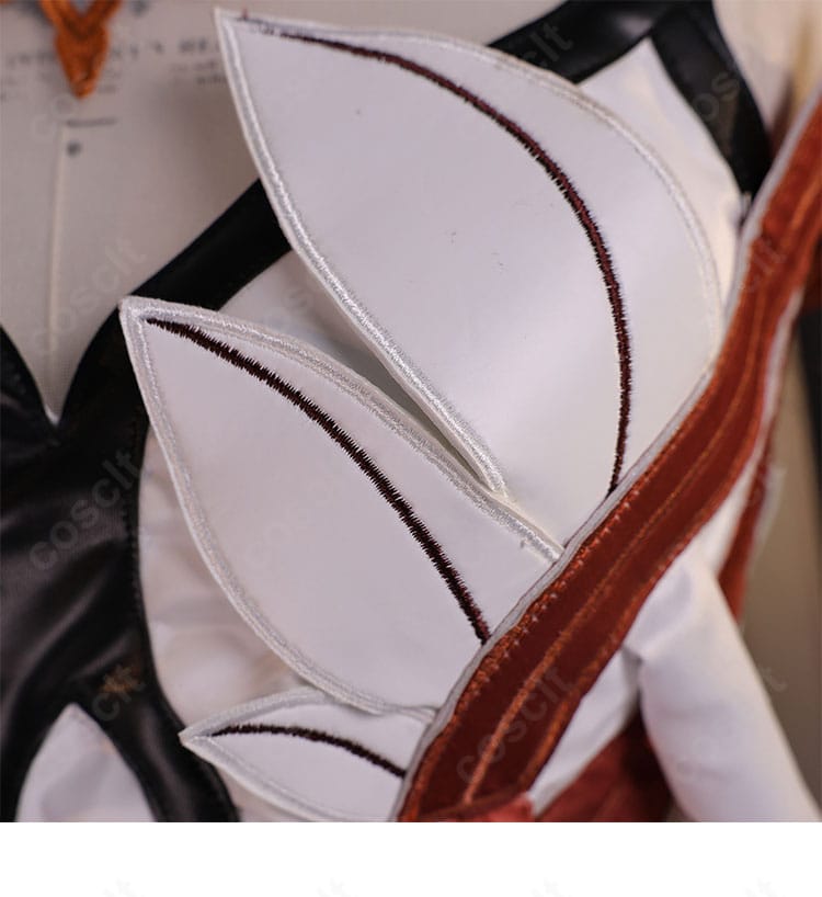 アスモダイ衣装 胸飾りの細部アップ|原神 cosplay