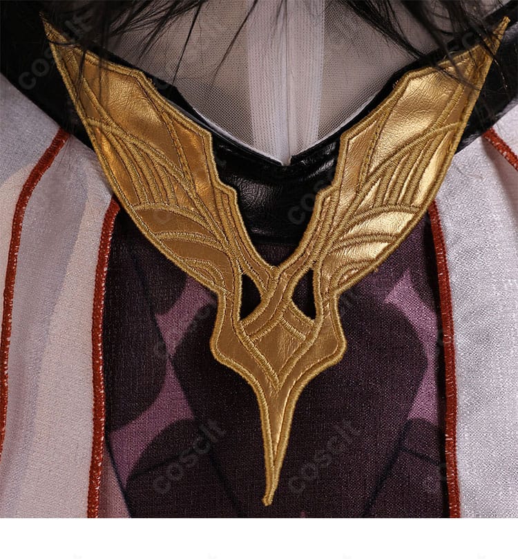 アスモダイ cosplay 背面飾りの細部アップ|Genshin Impact