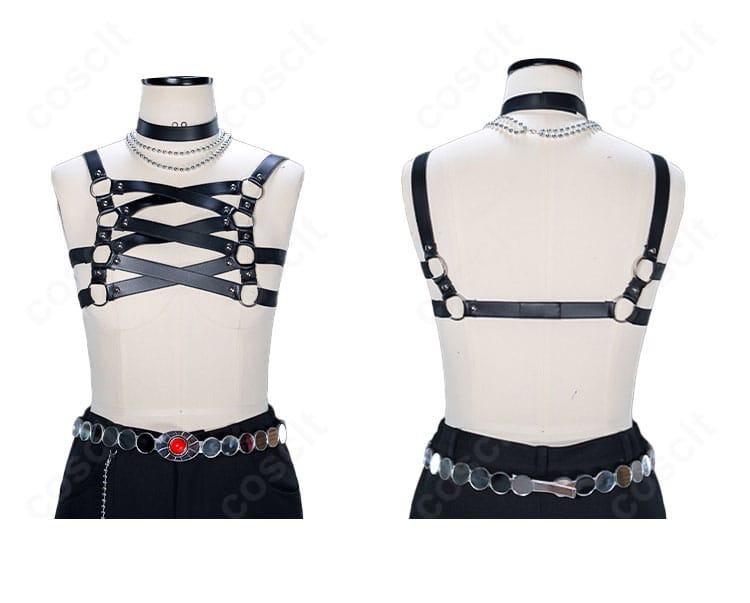 荒地の翅コスプレ衣装 装飾パーツ正面&背面ディテール比較