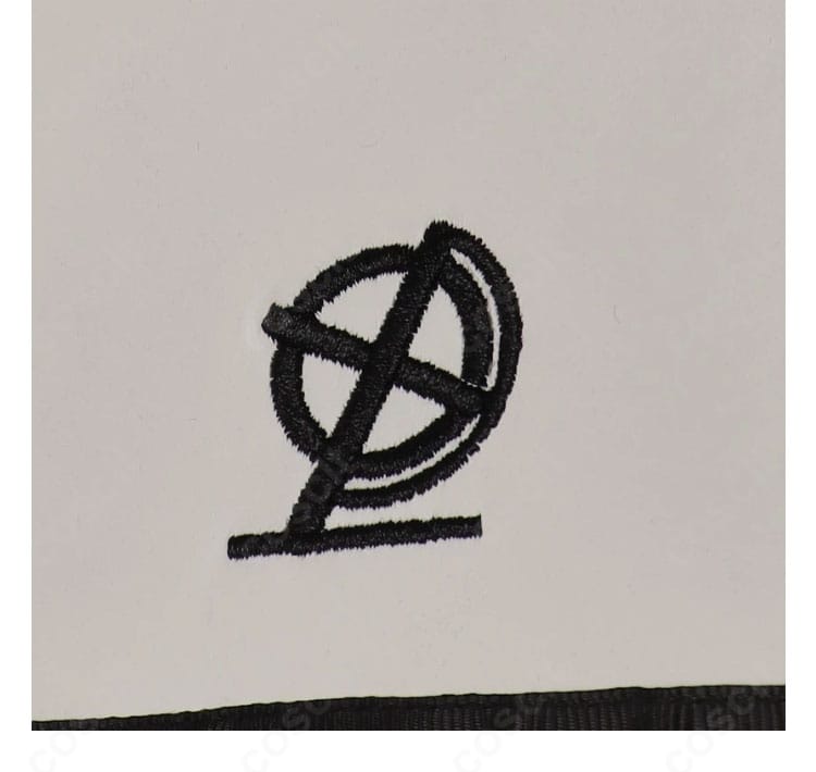 HUNDRED LINE 霧藤希 コスプレ衣装 背面装飾と模様ディテール