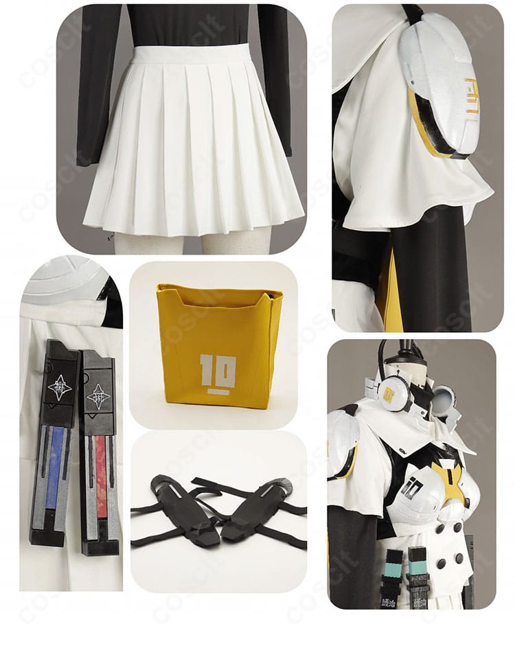 HUNDRED LINE コスプレ衣装 スカート&装飾小物ディテール・質感チェック